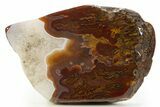 Polished Banded Agate Slab - Kerrouchen, Morocco #324043-1